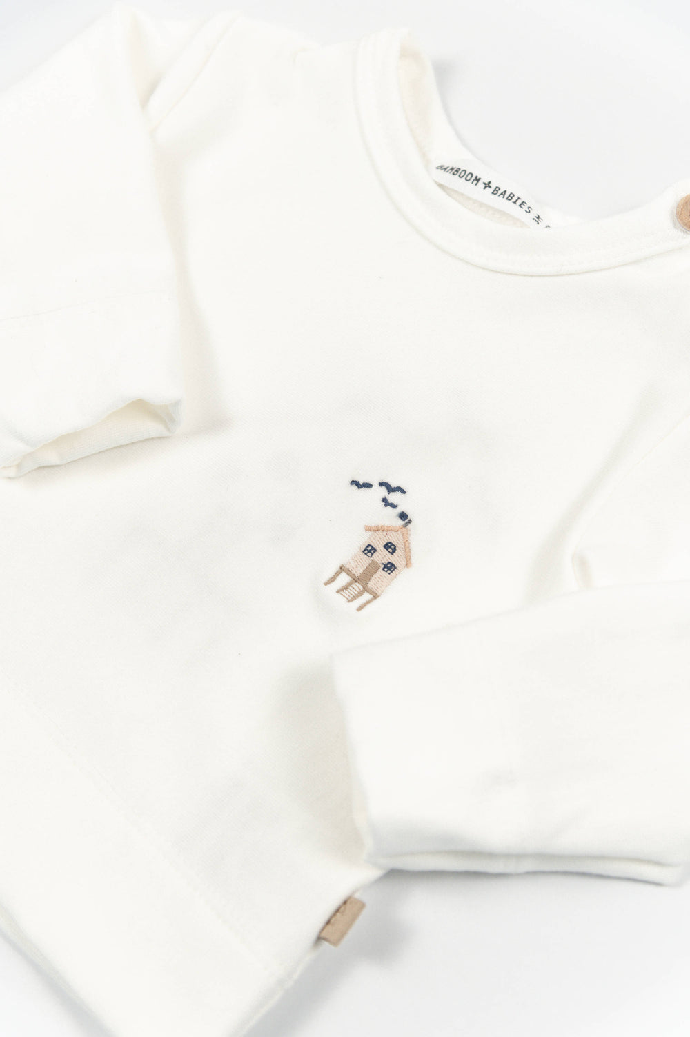 BAMBOOM Maglia con ricamo Surf house - 1164 - OFFWHITE 111