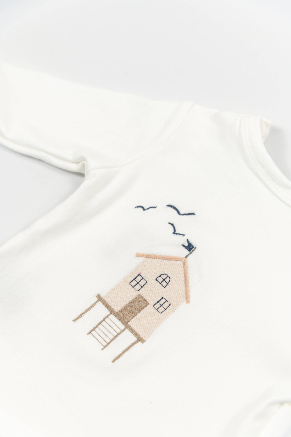 BAMBOOM Maglia con ricamo Surf house - 1164 - OFFWHITE 111