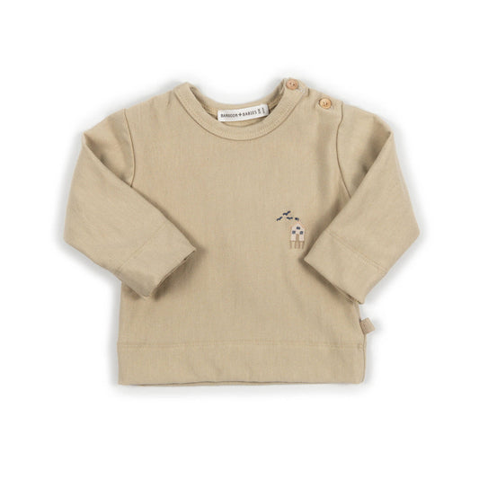 BAMBOOM Maglia con ricamo Surf house - 1164 - LIGHT MUSTARD 279