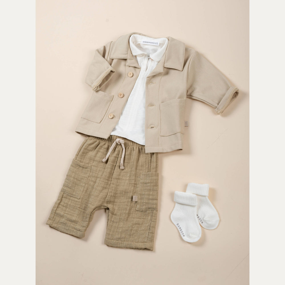 BAMBOOM Shorts Lino Look - 1166 - MUSTARD 270