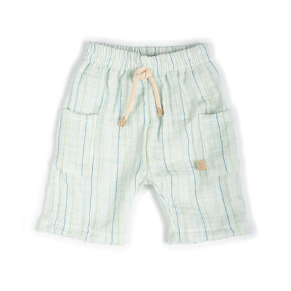 BAMBOOM Shorts Lino Look - 1166 - STRIPE ACQUA 271