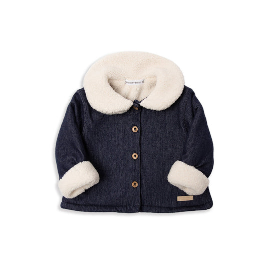 BAMBOOM Cappotto bimba - 1233 - JEANS BLU 38