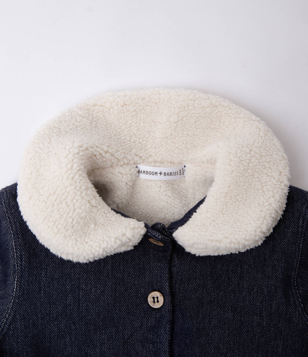 BAMBOOM Cappotto bimba - 1233 - JEANS BLU 38