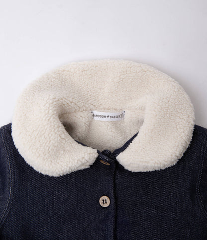 BAMBOOM Cappotto bimba - 1233 - JEANS BLU 38