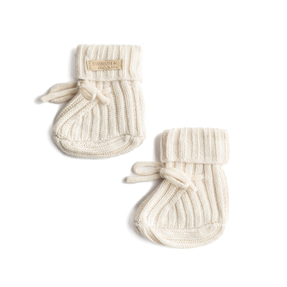 Bamboom Babbucce Knitted cabel - 1267 - WARM WHITE 345