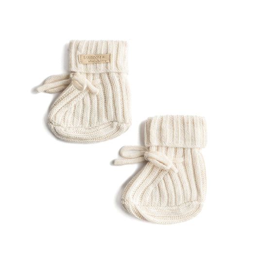 Bamboom Babbucce Knitted cabel - 1267 - WARM WHITE 345