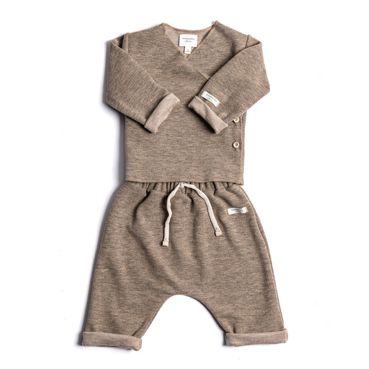 BAMBOOM Twinset con apertura incrociata - 1306 - MELANGE SAND 181