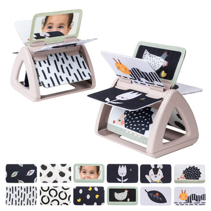 Taf Toys - Black and White Spinning Book Tummy Time - 13385