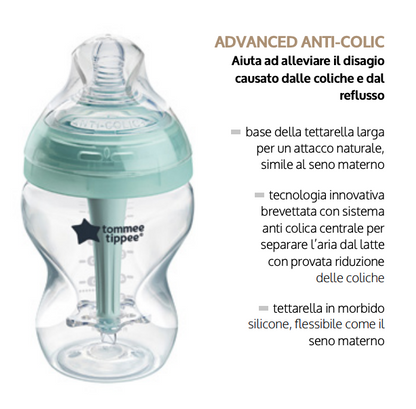 Tommee Tippee Biberon Anti-colica avanzato - 150ml 0m+