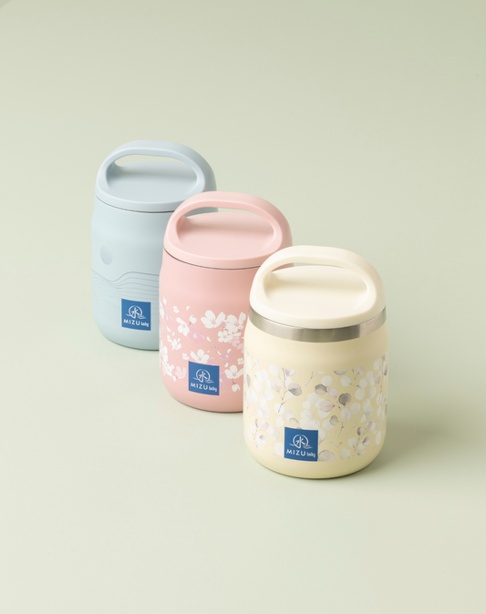 Mizu Baby - Yume Food 2in1 - Thermos pappa 600ml - Con contenitore 300ml in Tritan - colori assortiti