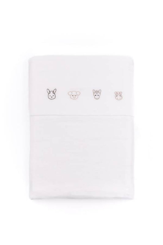 BAMBOOM Lenzuola culla + federa - 172M - ANIMAL FRIENDS 236
