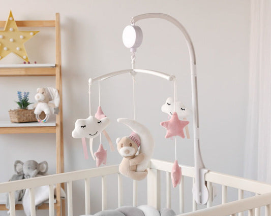 KIOKIDS - Giostrina musicale orso - rosa