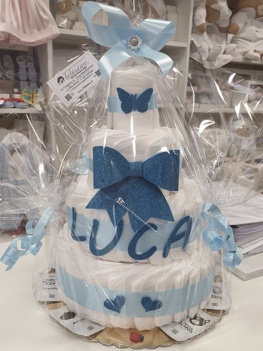 Torta pannolini personalizzata