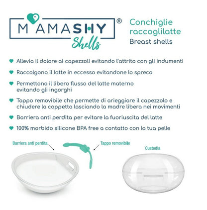 Mamashy - Mama Shells - coppette raccoglilatte