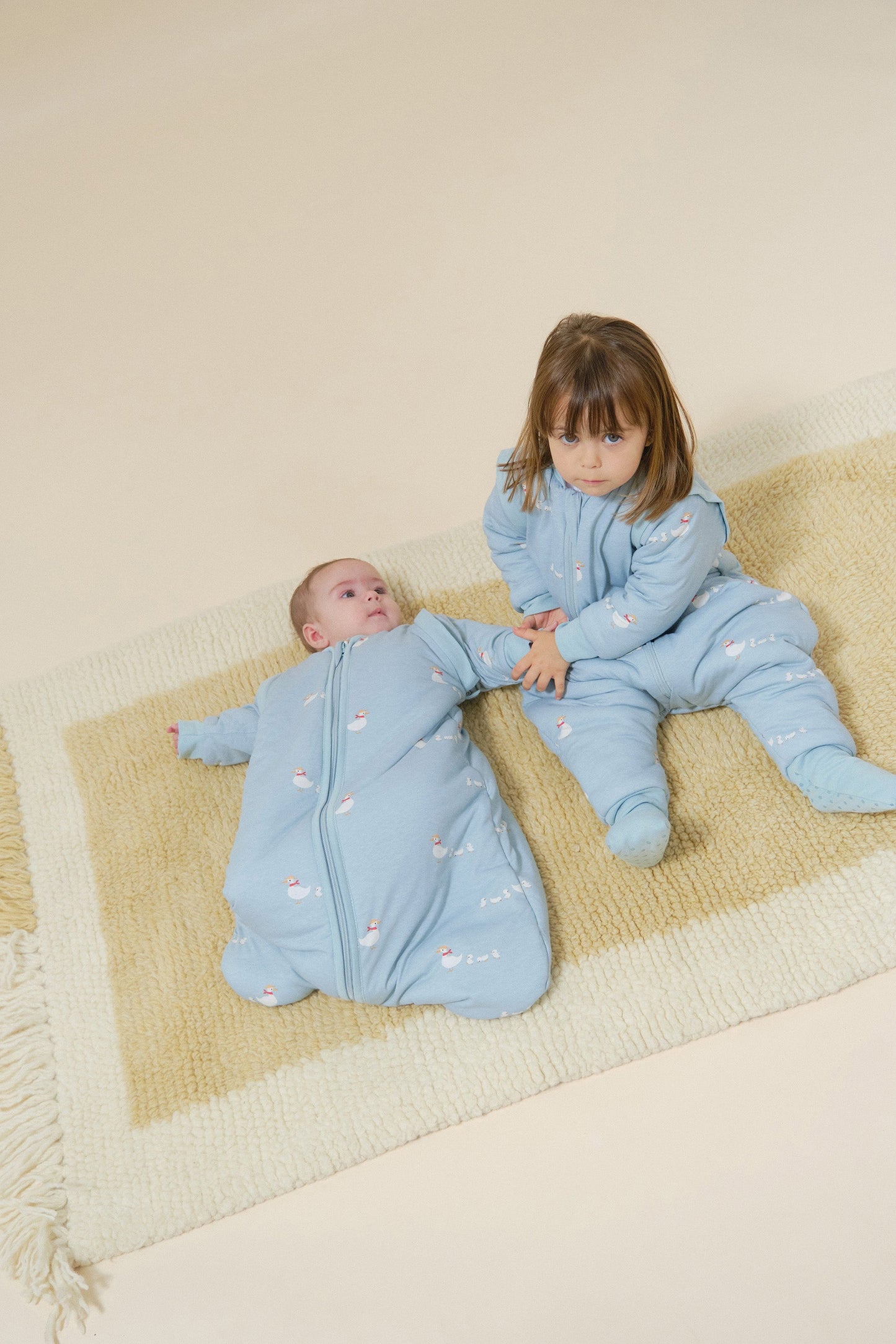 Molis&Co - Sacco nanna con maniche - Duck Family - TOG 2.5 - 0-6mesi