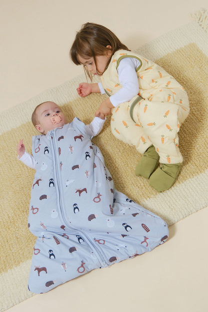 Molis&Co - Sacco nanna con maniche - Winter Animals - TOG 2.5 - 0-6mesi