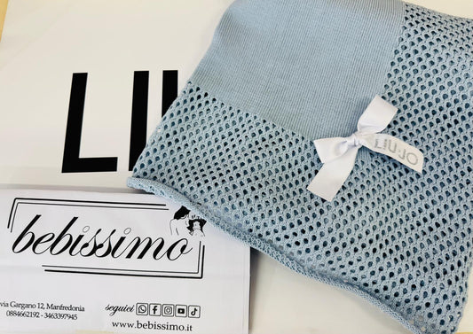 LiuJo Copertina Liu Jo in cotone - celeste