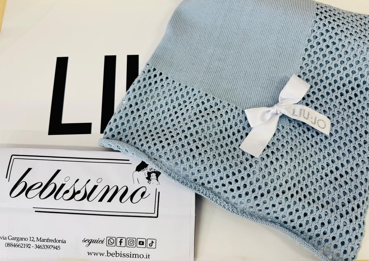 LiuJo Copertina Liu Jo in cotone - celeste