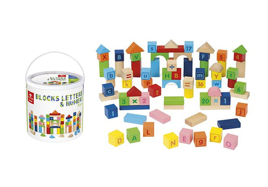 Dal Negro BLOCKS Lettere e numeri 75pz