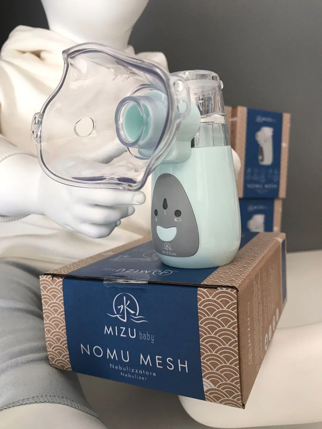 Mizu Baby - NOMU - Aerosol portatile con Tecnologia Mesh