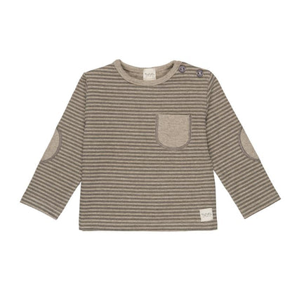Nanan Studio - Maglia Rigata con Taschino e Toppe - SA038