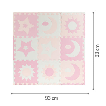 MoMi tappeto a incastro NEBE colore pink