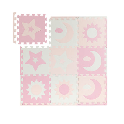 MoMi tappeto a incastro NEBE colore pink