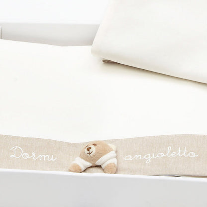 Nanan - Lenzuola per lettino Set 3pz Tato Ecru - 39316 - SS