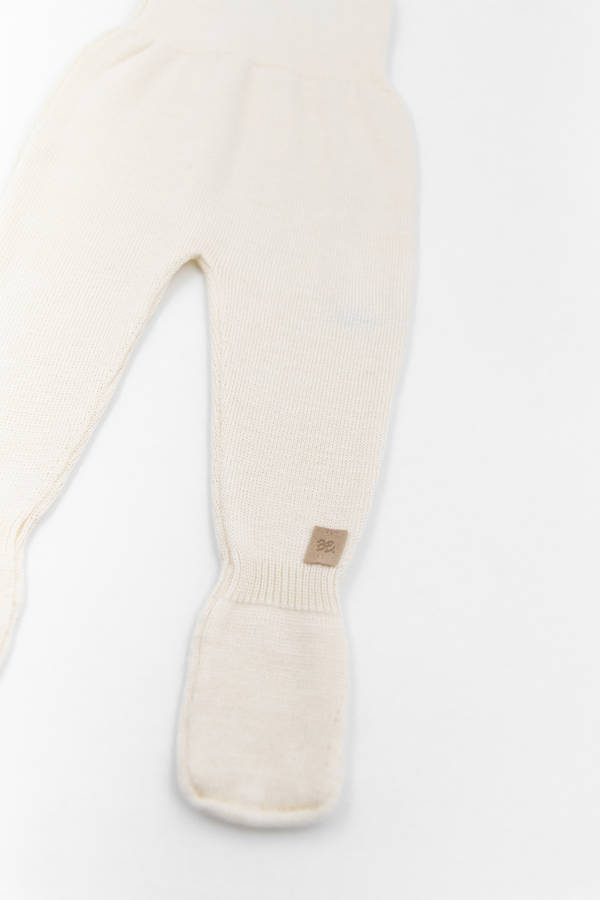 BAMBOOM Pantalone con piedi 469 - Bianco 01