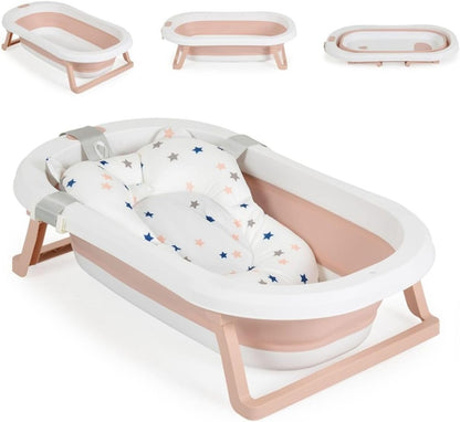 Moni vaschetta per bambini richiudibile con riduttore - rosa