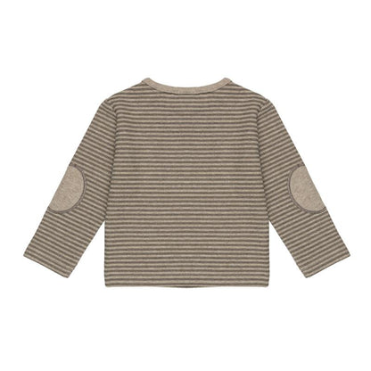 Nanan Studio - Maglia Rigata con Taschino e Toppe - SA038
