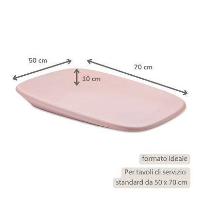 Nattou fasciatoio Softy - Cuscino per la cura Rosa Antico 70x50 cm