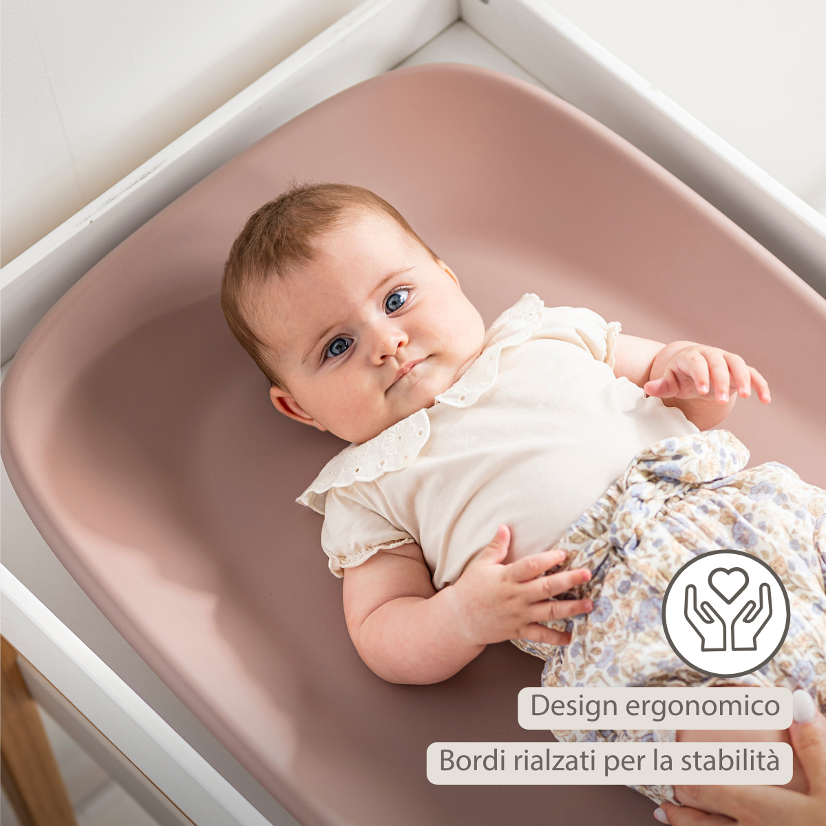 Nattou fasciatoio Softy - Cuscino per la cura Rosa Antico 70x50 cm