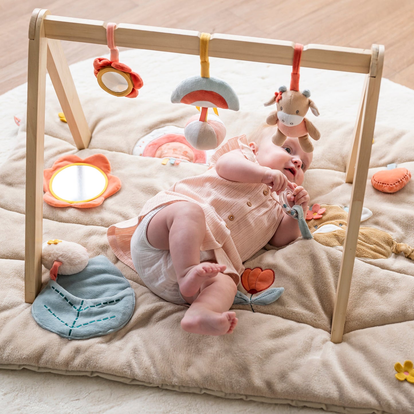 NATTOU Tappetino Da Gioco Rettangolare Mila, Lana and Zoe - 266390