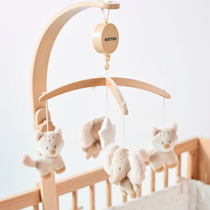 Nattou Giostrina Sonora in legno FLO, ERNEST & OLI - 682268