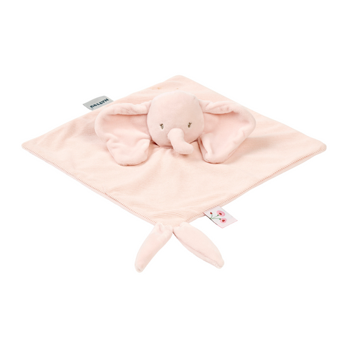 NATTOU FanFan Doudou per bambini - 27 x 27 cm - Elefante Doudou - rosa