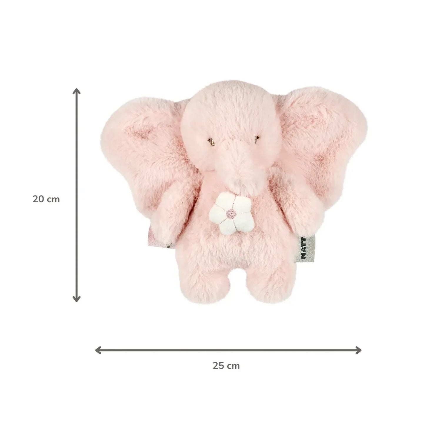 NATTOU Peluche Sonoro Musicale Elefante - FanFan con Musica - 20 cm