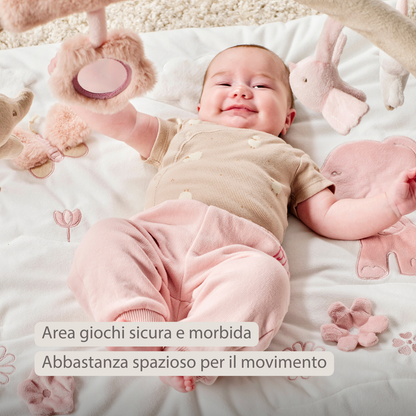 NATTOU FanFan Tappeto Gioco per Bambini con Archi Quadrato - 70 x 80 cm - Palestrina Attività Neonato - 759236