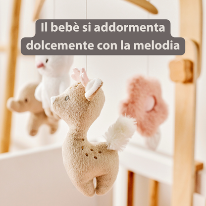 Nattou FanFan Giostrina musicale neonato - Giostrina da box in legno - 759250