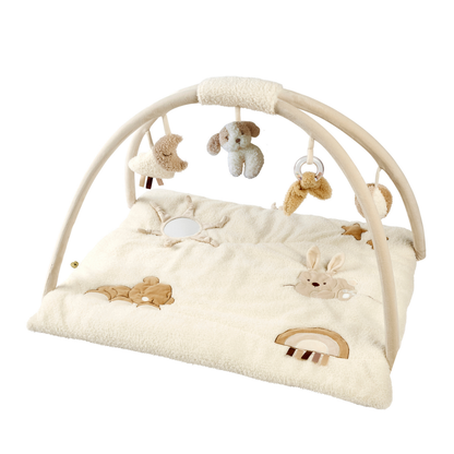 NATTOU TEDDY Tappeto gioco neonato con archi quadrato - 70x80 cm - Palestrina attività bebè - 856393