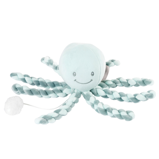 NATTOU  Octopus Lapidou - Peluche con musica - 23 cm - Verde