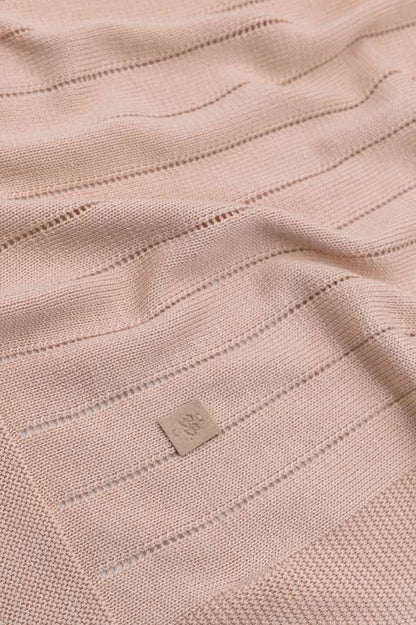 BAMBOOM Copertina righe knitted - 541 - Rosa 04