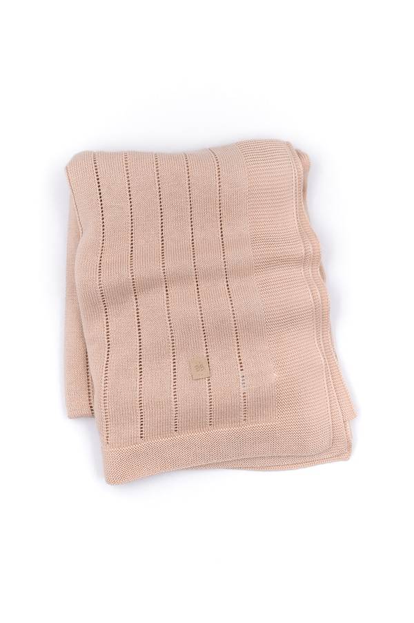 BAMBOOM Copertina righe knitted - 541 - Rosa 04