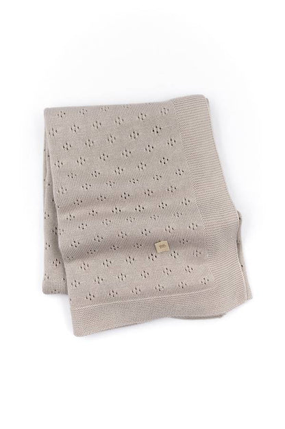 BAMBOOM Copertina traforata knitted - 542 - Cammello 33