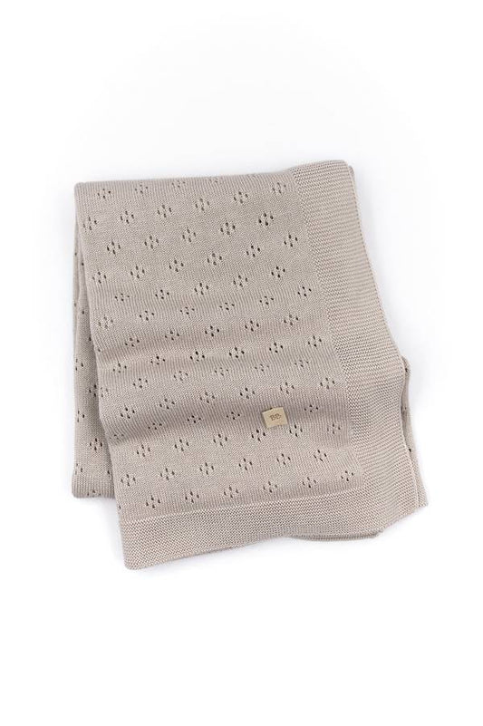 BAMBOOM Copertina traforata knitted - 542 - Cammello 33