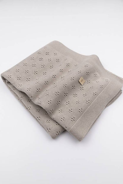 BAMBOOM Copertina traforata knitted - 542 - Cammello 33