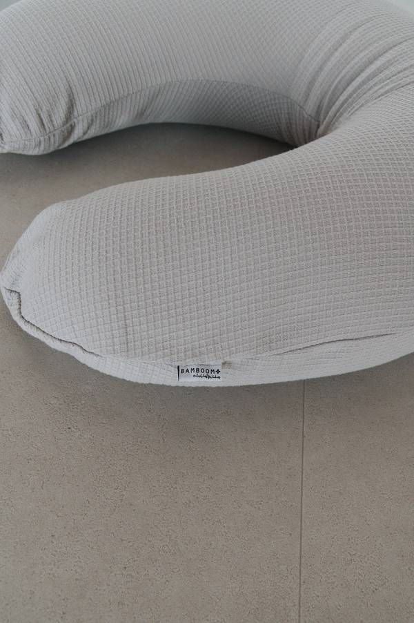Bamboom Cuscino Gravidanza Allattamento Multifunzione Combi Cosy 593 - Grigio 05