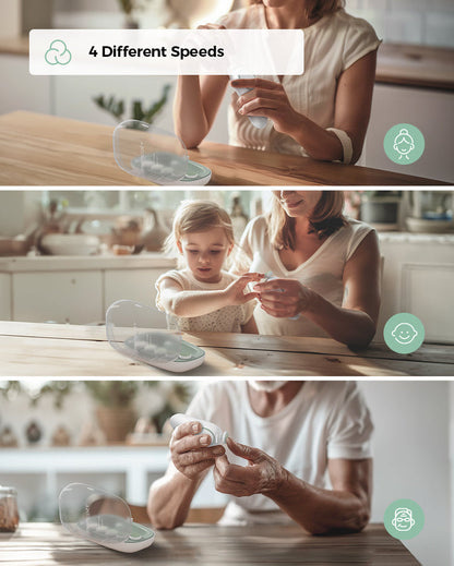 MOMCOZY - Lima Elettrica per Unghie per Neonati - Silenziosa