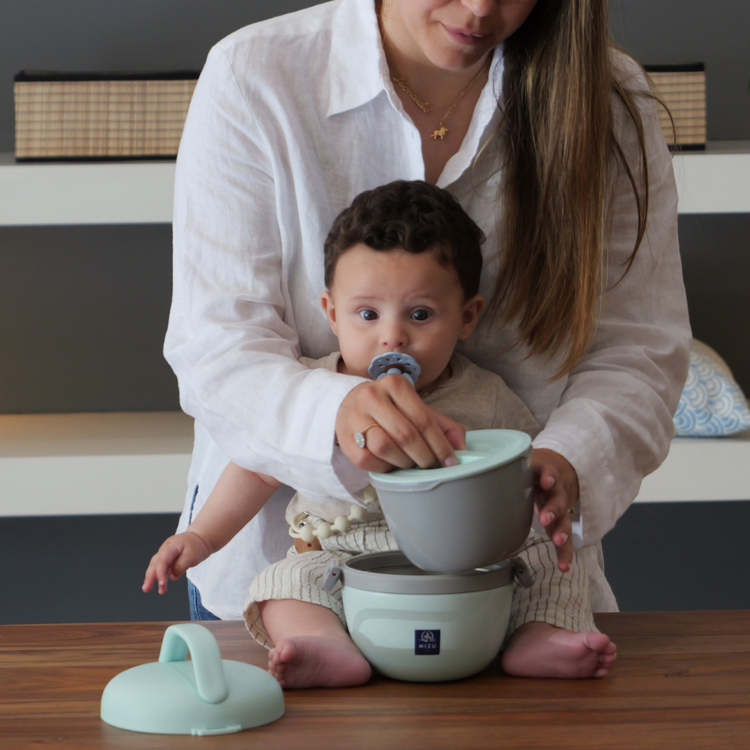 Mizu Baby - Yume Food Easy - Thermos pappa Verde Acqua - 680ml
