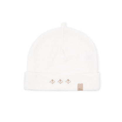 BAMBOOM Cappellino neonato Bees - 615 - PANNA 02